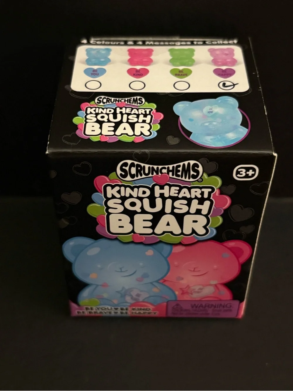 Kind Heart Squish Bear — purple